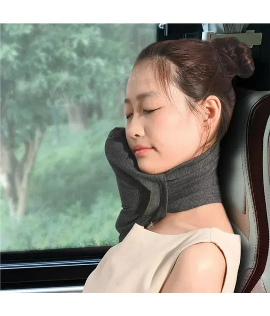 COUSSIN DE VOYAGE ERGONOMIQUE-SOUTIEN DU COU POUR AVION ET VOITURE